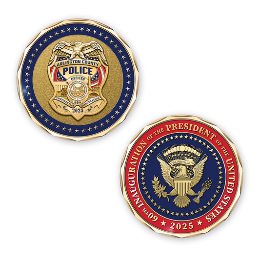Arlington County Police 2025 Inauguration Coin for Invited Members