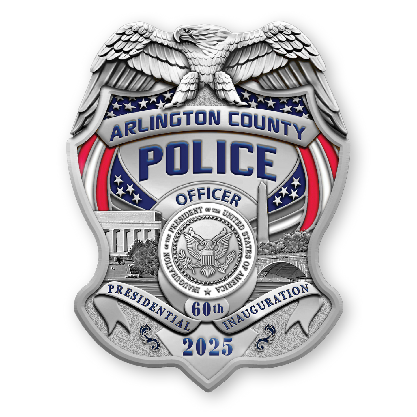 Arlington County Police 2025 Inauguration Badge for Invited Members