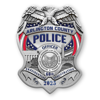 Arlington County Police 2025 Inauguration Badge for Invited Members