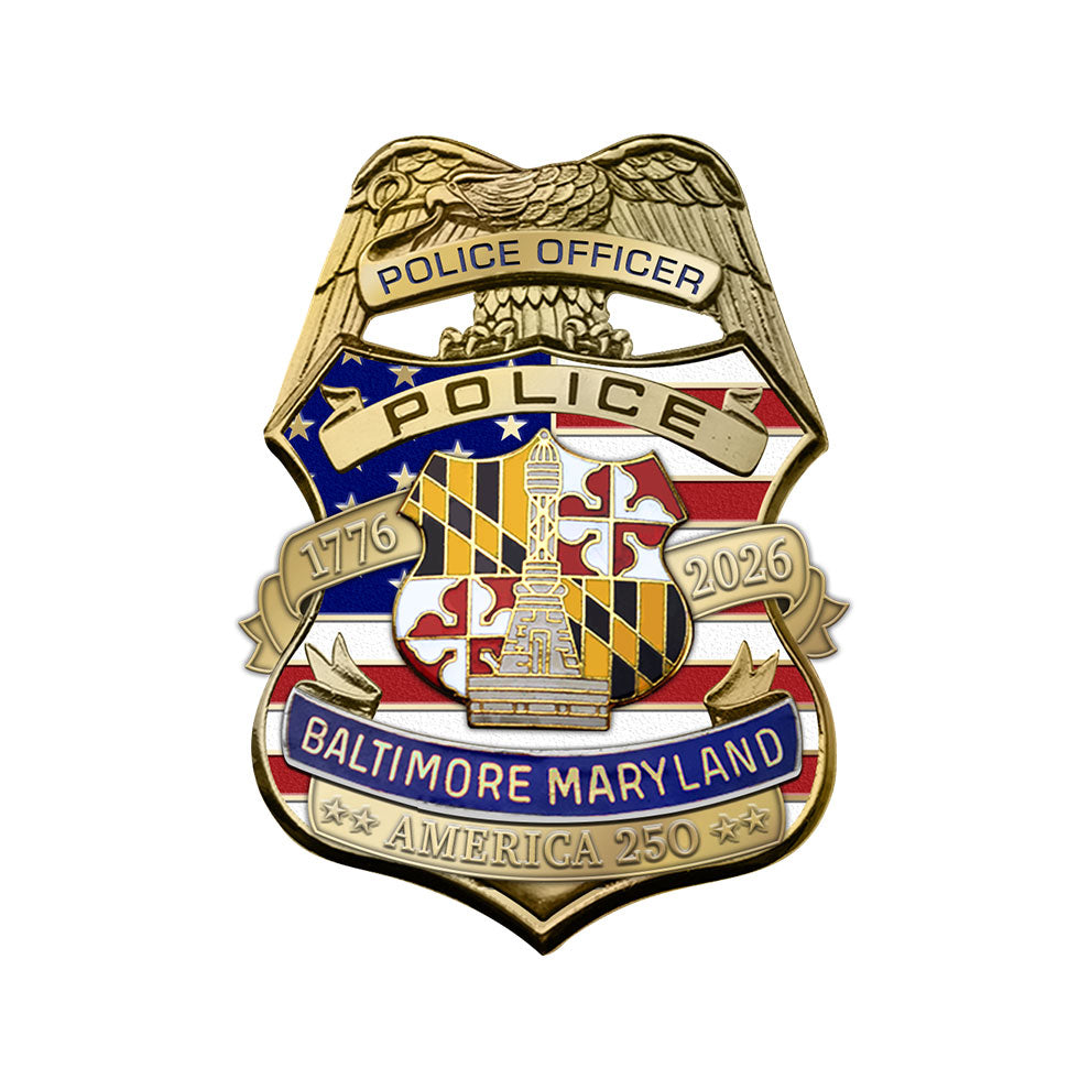Baltimore Police Department America's 250th Birthday Badge