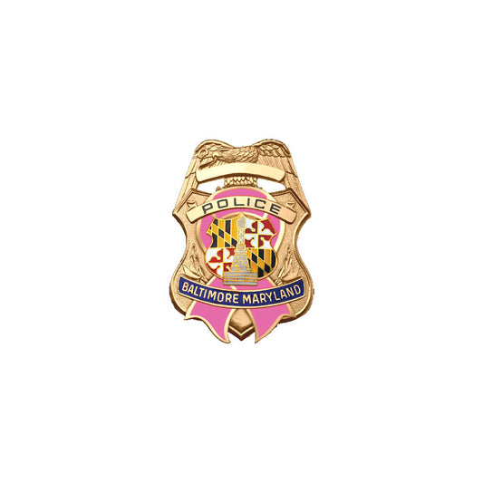 Baltimore Police Department Breast Cancer Pin