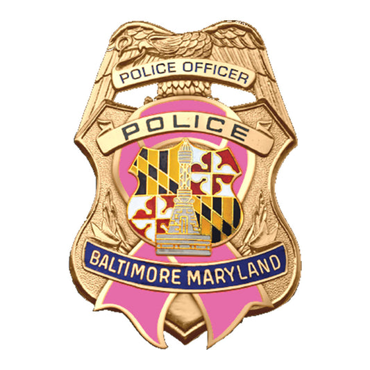Baltimore Police Department Breast Cancer Badge