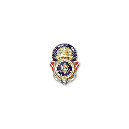 D.C. Metropolitan Police Department 60th Presidential Inauguration Pin for Invited Members