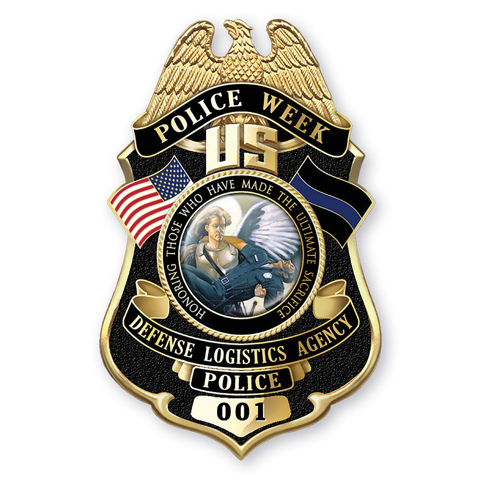 Defense Logistics Agency Police Special Purpose Police Week Badge
