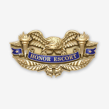 Double Torch Honor Escort Insignia