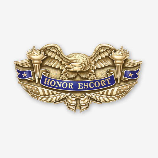 Double Torch Honor Escort Insignia
