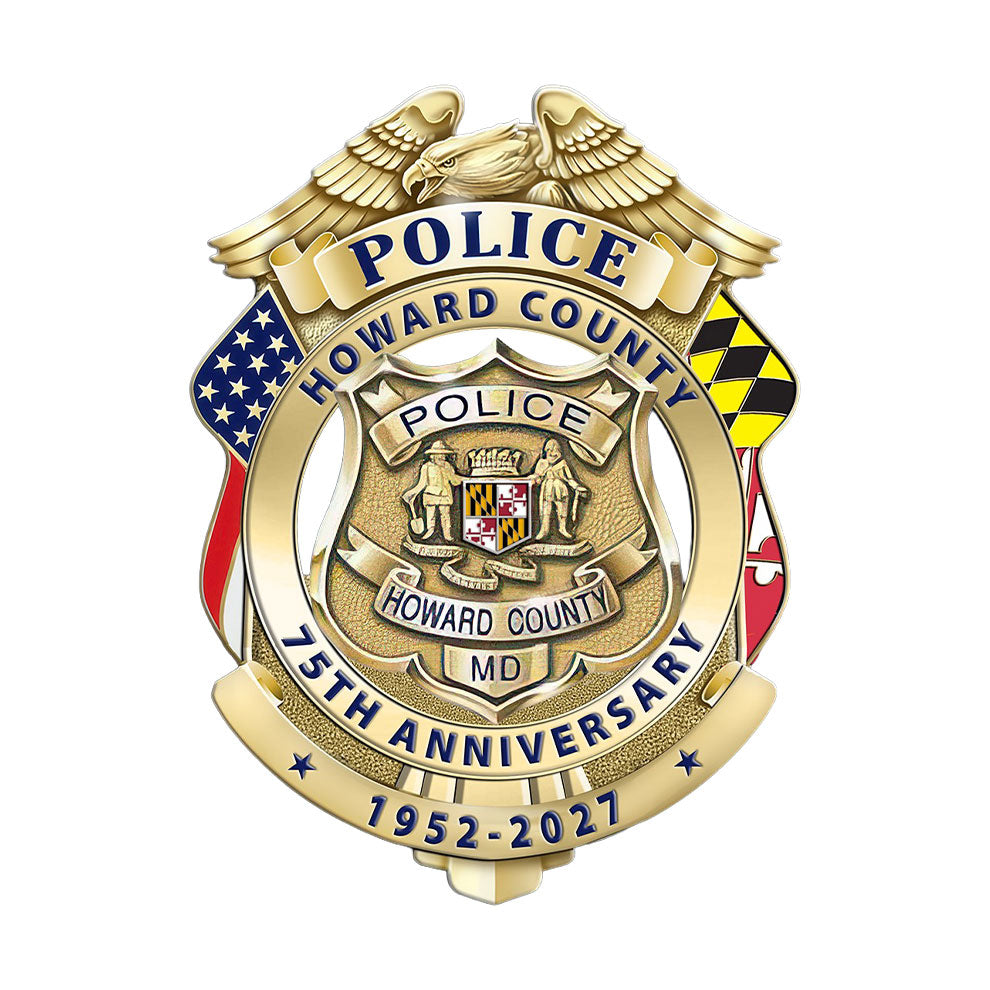 Howard County 75th Anniversary Badge