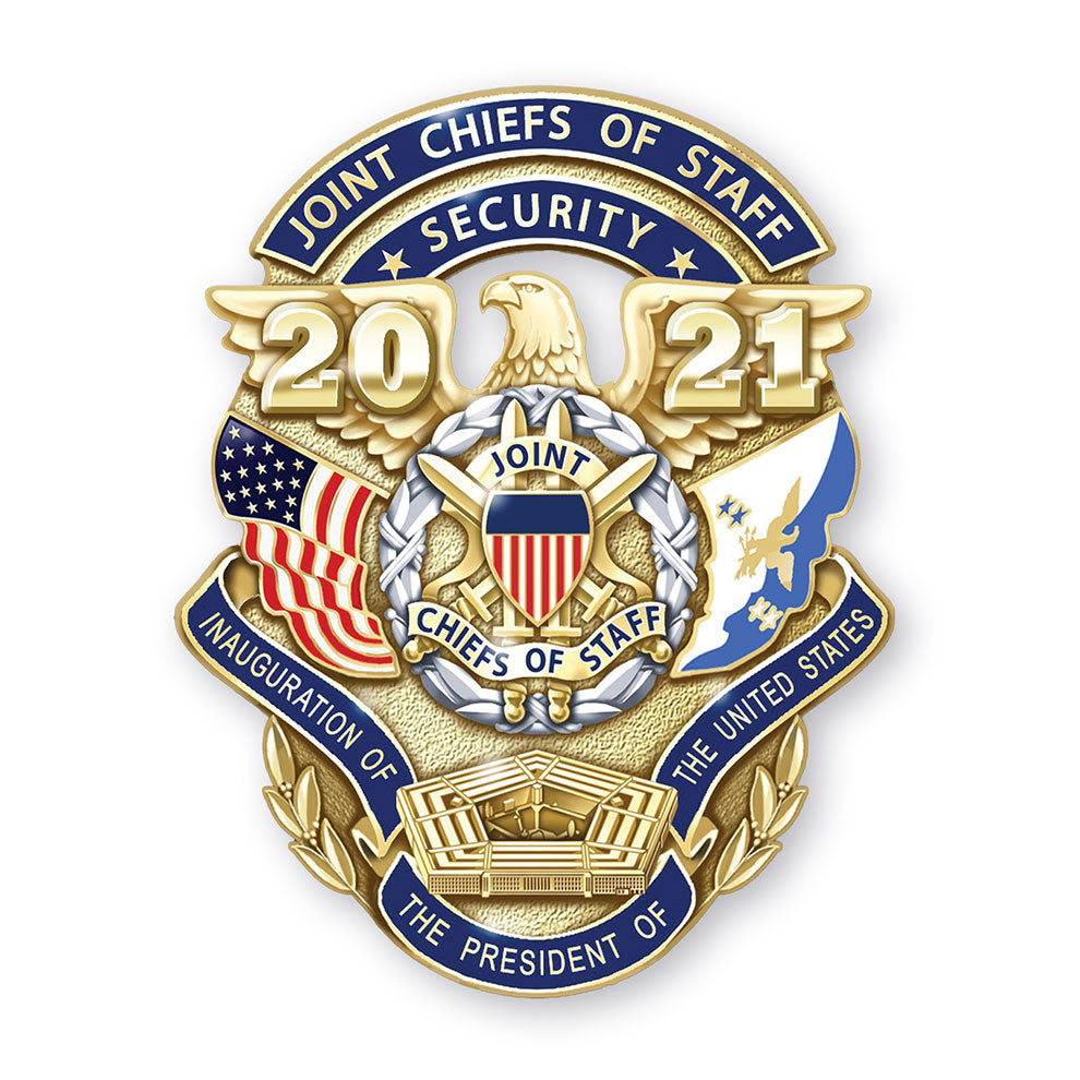 Joint Chiefs of Staff Security 59th Presidential Inauguration Badge