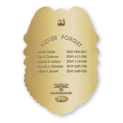 Lakeland Police Department 130th Anniversary/Memorial Badge, Coin and Pin Set