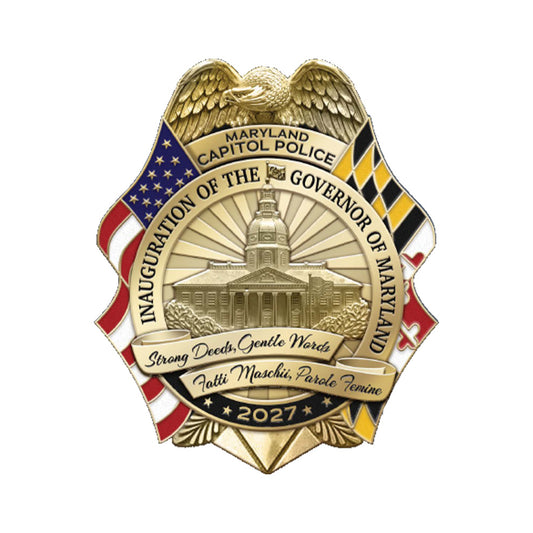 Maryland Capitol Police 2027 Gubernatorial Inauguration Badge
