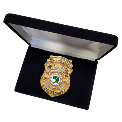 Maryland-National Capital Park and Planning Commission 100th Anniversary Badge in Deluxe Presentation Box