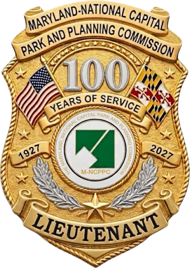 Maryland-National Capital Park and Planning Commission 100th Anniversary Badge