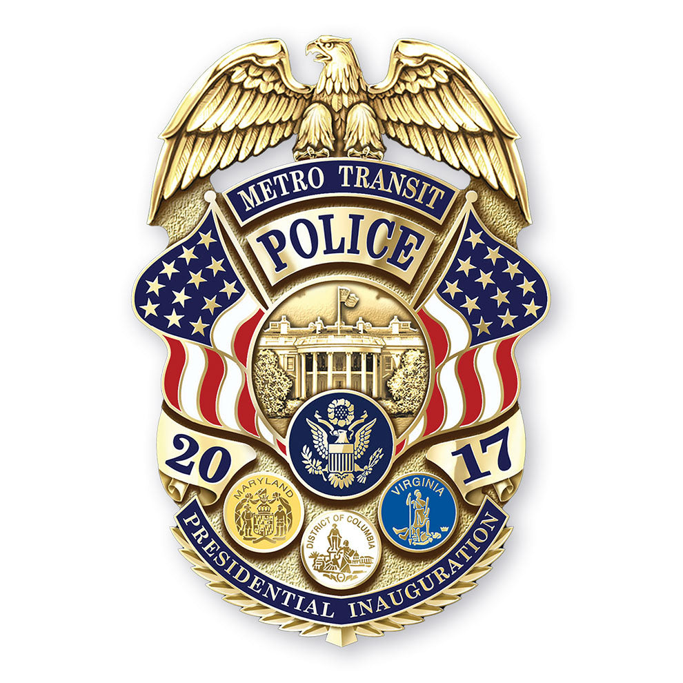 Metro Transit Police 2017 Presidential Inauguration Badge