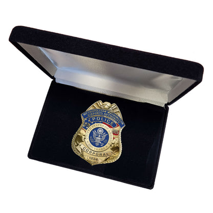 MWAA America's 250th Anniversary Police Badge in Presentation Box