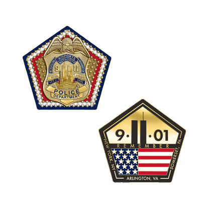 MWAA September 11th 25th Anniversary Police Coin