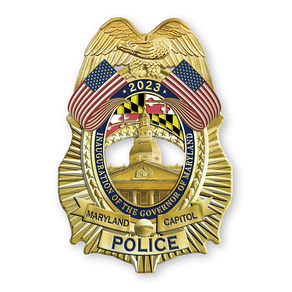 Maryland Capitol Police 2023 Gubernatorial Inauguration Badge