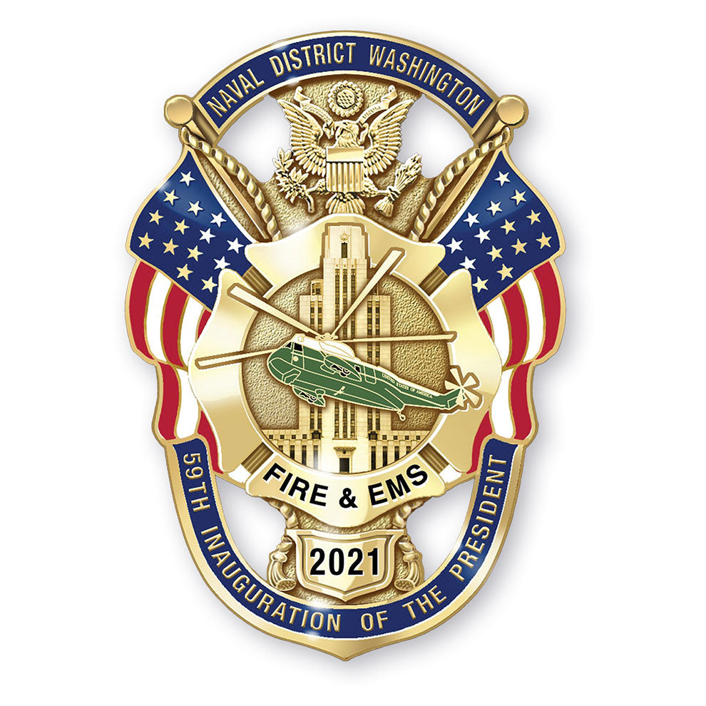 Naval District Washington Fire & EMS 2021 Inaugural Badge