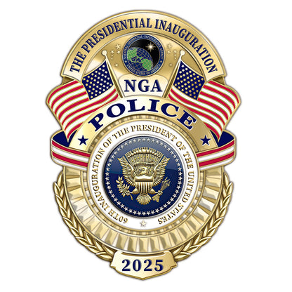 NGA 2025 Inauguration Badge, Coin, and Pin Set
