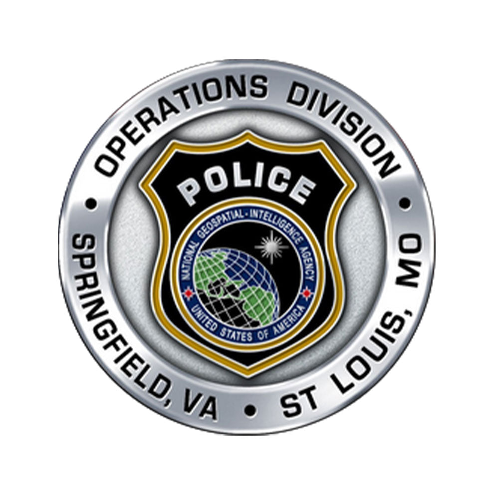 National Geospatial Intelligence Agency Police Operations Coin