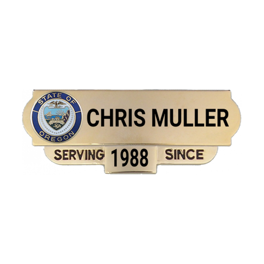Series 3 Name Plate with Service Attachment