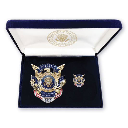 Naval District Washington 2025 Inauguration Badge & Pin Set