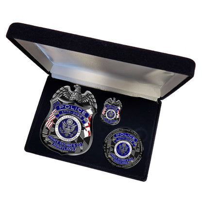 Prince George's County Police America's 250th Anniversary Badge Set