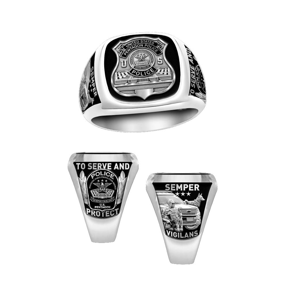 Pentagon Police Ring
