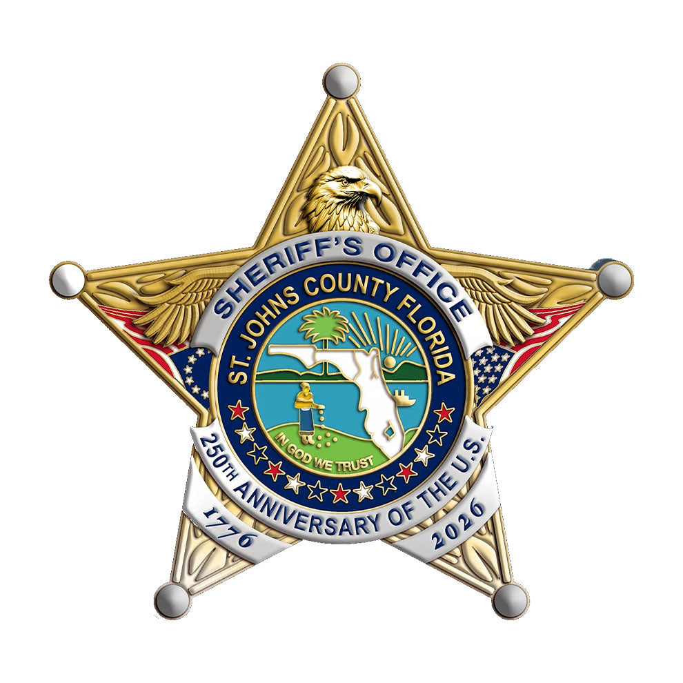 St. Johns County Sheriff's Office - America's 250th Birthday Badge
