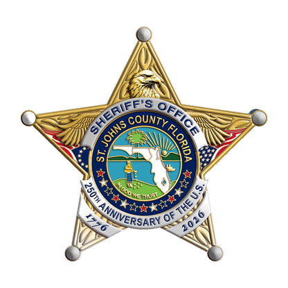 St. Johns County Sheriff's Office - America's 250th Birthday Badge