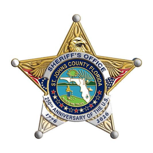 St. Johns County Sheriff's Office - America's 250th Birthday Badge
