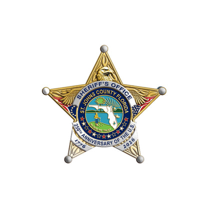 St. Johns County Sheriff's Office - America's 250th Birthday Badge Set