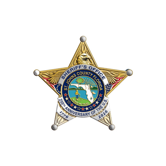 St. Johns County Sheriff's Office - America's 250th Birthday Pin