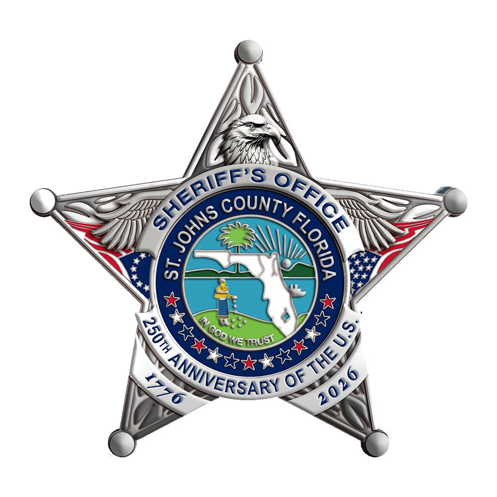 St. Johns County Sheriff's Office - America's 250th Birthday Badge