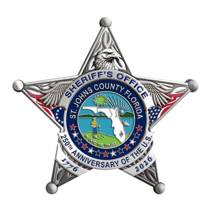 St. Johns County Sheriff's Office - America's 250th Birthday Badge