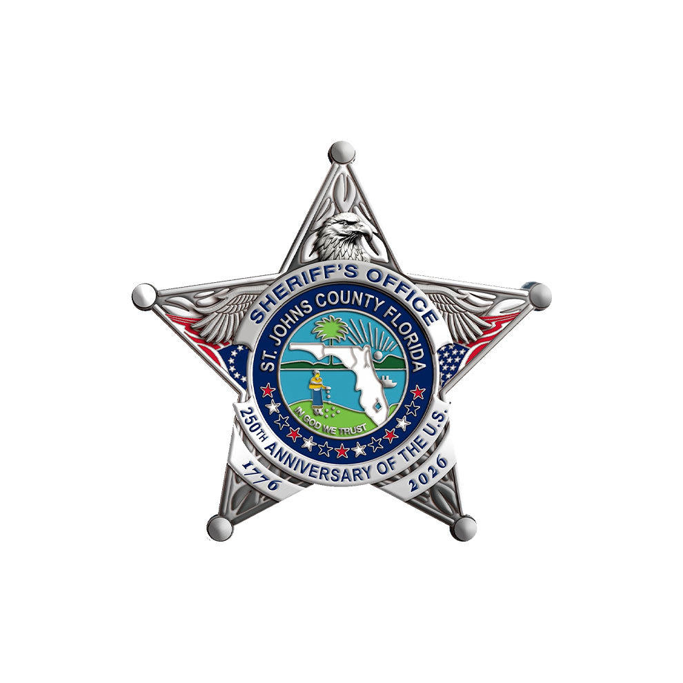 St. Johns County Sheriff's Office - America's 250th Birthday Badge Set