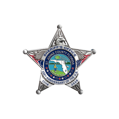 St. Johns County Sheriff's Office - America's 250th Birthday Badge Set