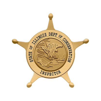 Illinois Department of Natural Resources Conservation Police Historical Recreation Badge
