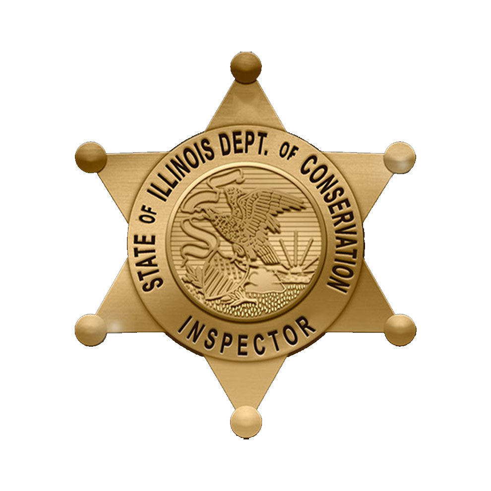 Illinois Department of Natural Resources Conservation Police Historical Recreation Badge