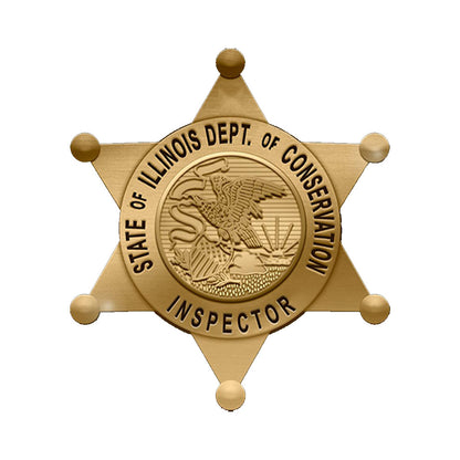 Illinois Department of Natural Resources Conservation Police Historical Recreation Badge