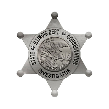 Illinois Department of Natural Resources Conservation Police Historical Recreation Badge