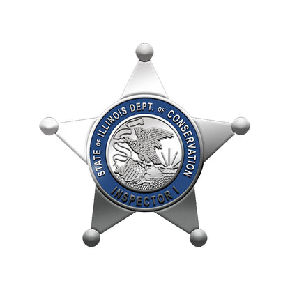 Illinois Department of Natural Resources Conservation Police Historical Recreation Badge
