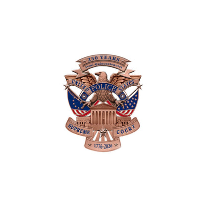 Supreme Court 250th Anniversary of US Badge, Coin and Pin Set