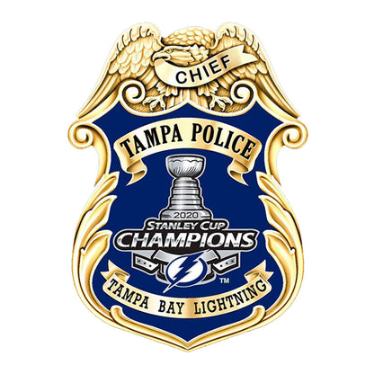 Tampa PD - Tampa Bay Lightning Tribute Badge