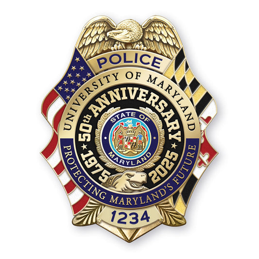 University Of Maryland 50th Anniversary Badge