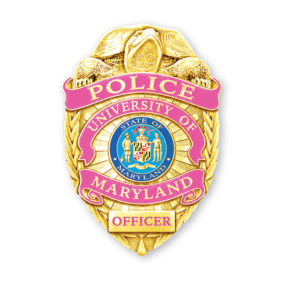 University of Maryland PD Breast Cancer Awareness Badge