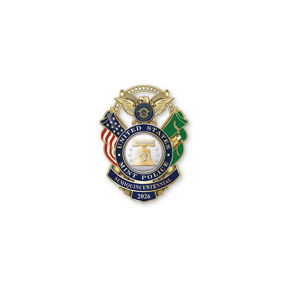 US Mint Police 250th Anniversary Badge Set