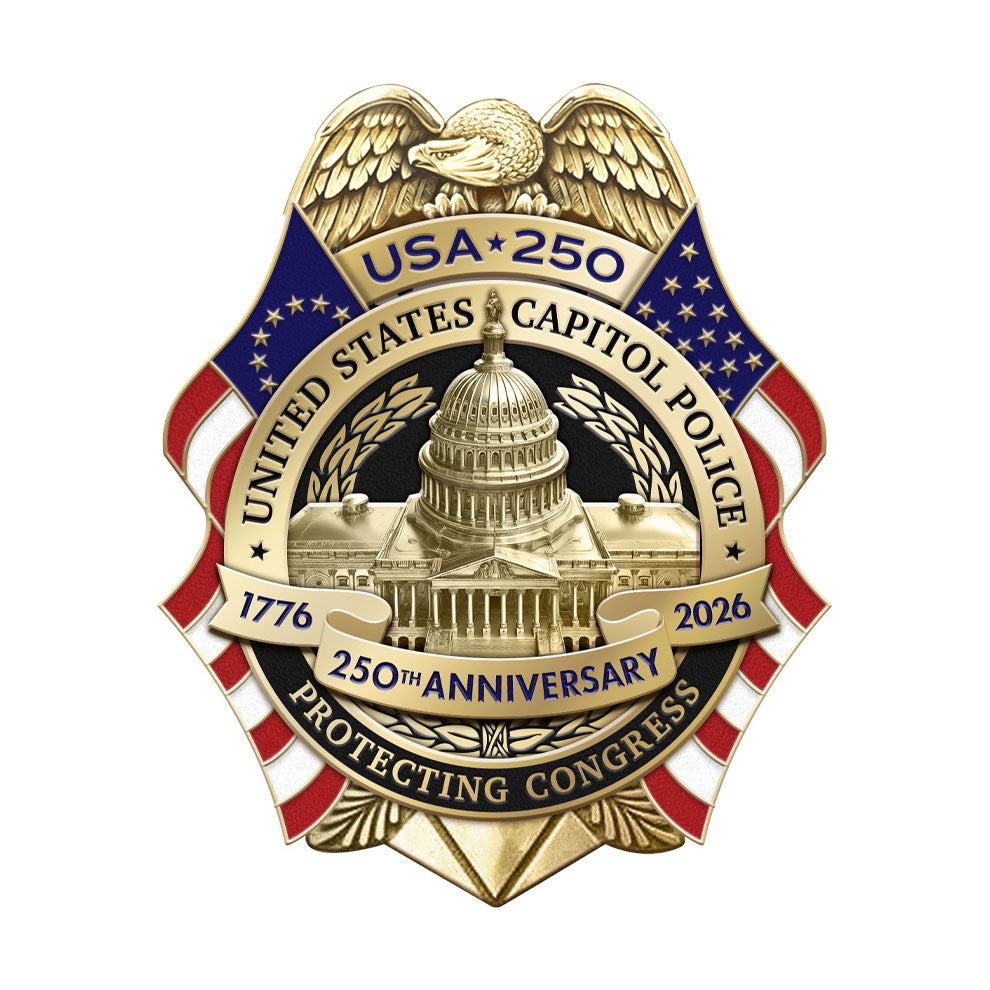 USCP 250th Anniversary of United States Badge for Retired Members