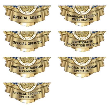 USSS Employee Recreation Association 60th Presidential Inauguration Badge in Presentation Case