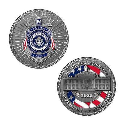 WMATA MTP 2025 Inaugural Badge, Coin and Pin Set