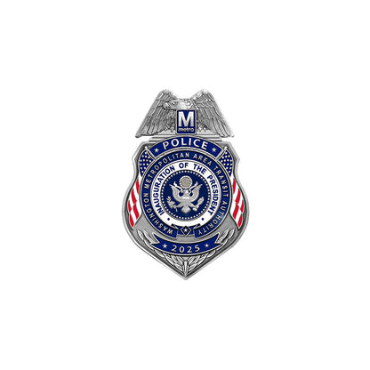 WMATA MTP 2025 Inaugural Badge, Coin and Pin Set